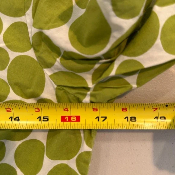 Boden Womens Green White Polka Dot Button Down Shirt UK 12 US 8 Cotton - Picture 7 of 9